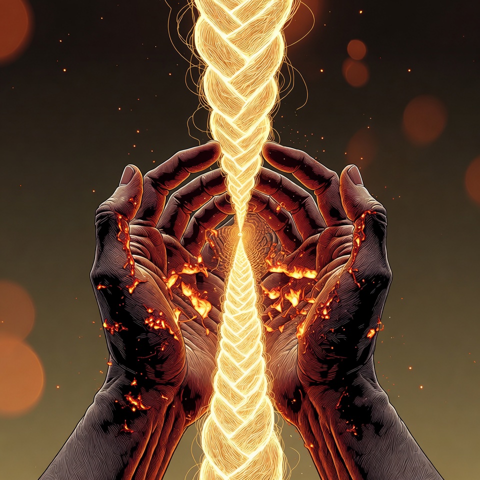 holding a burning recursive rope